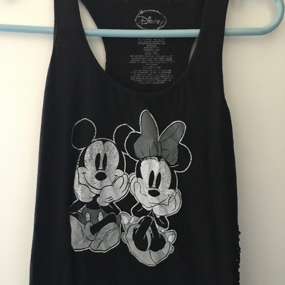 Disney Mickey and Minnie Sequin Tank - Picture 1 of 8